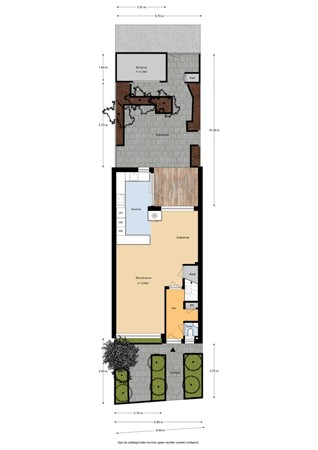 Floorplan - Poolsterstraat 12, 2402 BL Alphen aan den Rijn